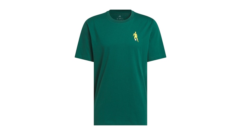 adidas Hoops For All Graphic Tee Collegiate Groen