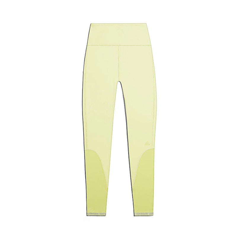 adidas Ivy Park Rib Panel Tights Tint Geel
