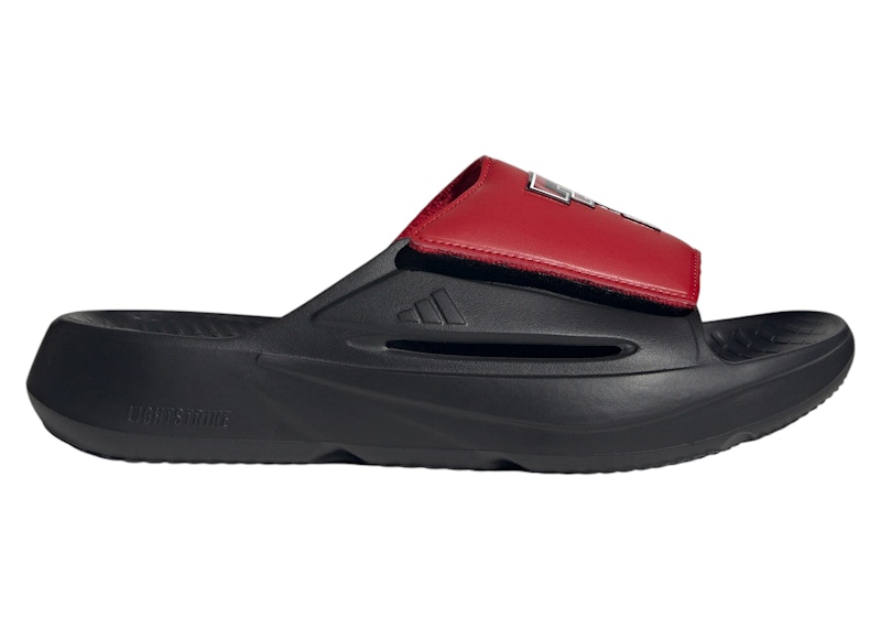 adidas Lightblaze Slide Texas Tech Raiders Zwart