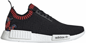 adidas NMD R1 Primeknit Dragon Patch Zwart