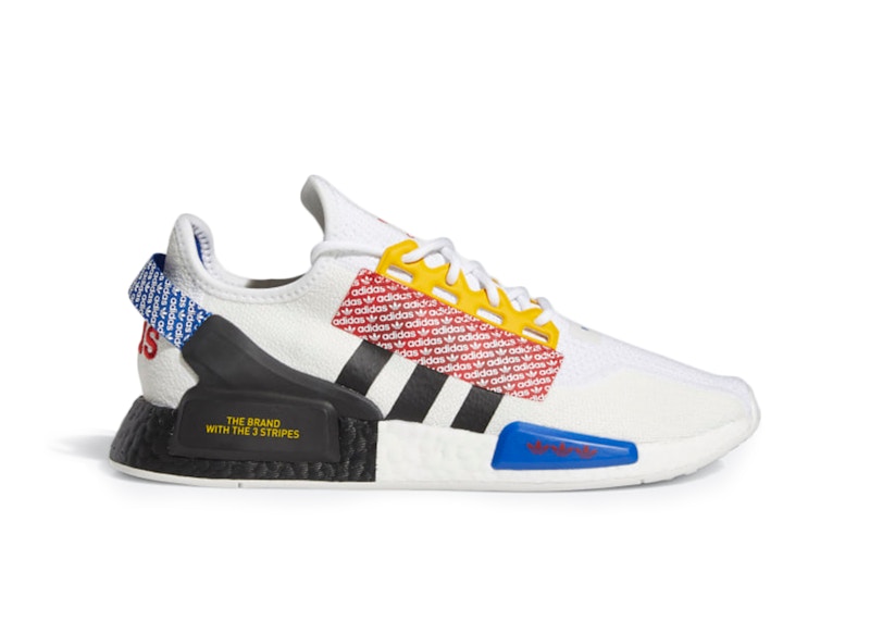 adidas NMD R1 V2 Logo Print Cloud Multi Zwart