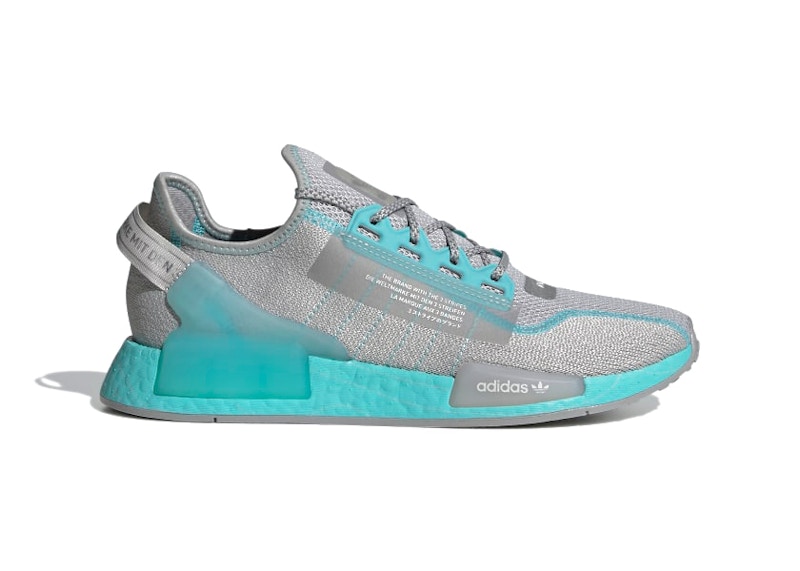 adidas NMD R1 V2 Pulse Aqua Grijs