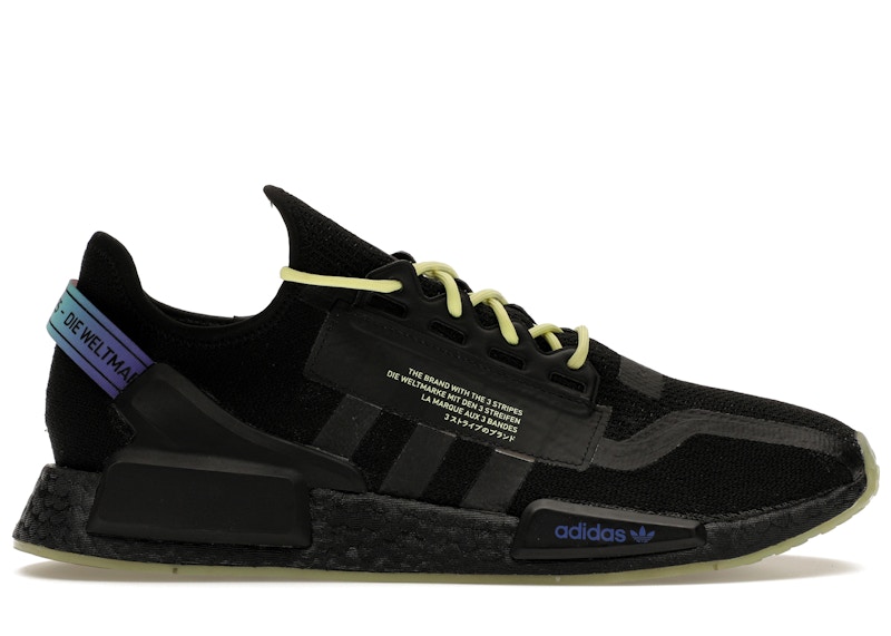 adidas NMD R1 V2 Script Pulse Zwart