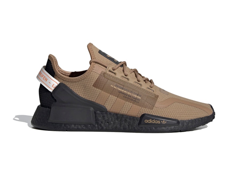 adidas NMD R2 V2 Cardboard Zwart