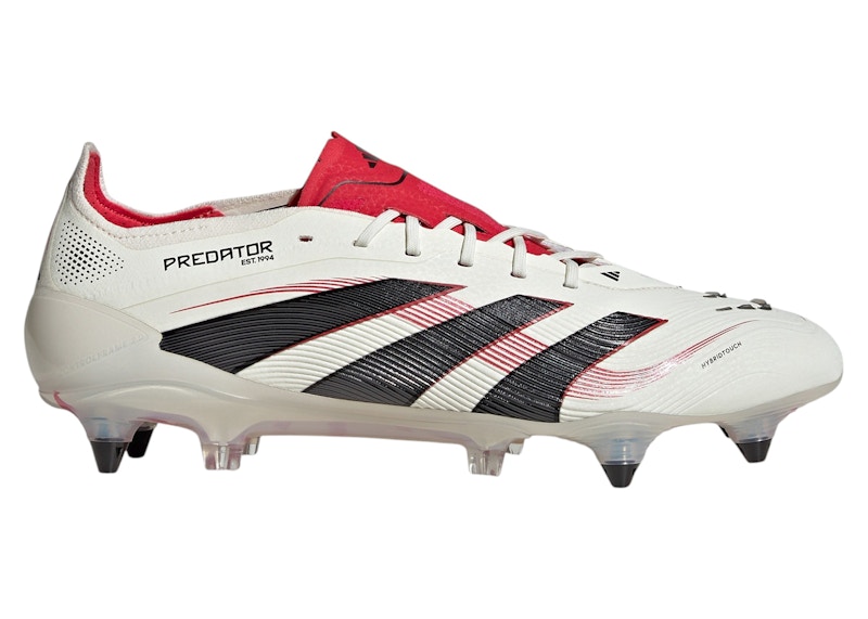 adidas Predator Elite SG Off Core Pure Ruby Zwart