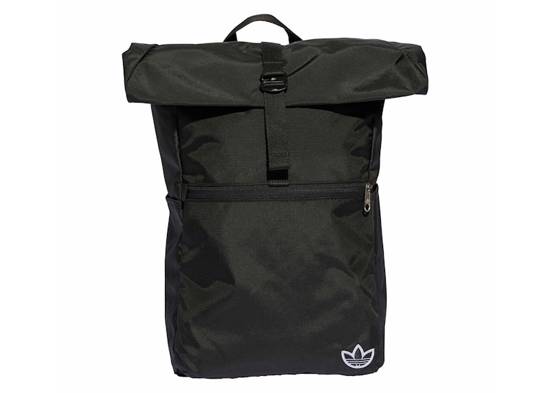 adidas Premium Essentials Roll-Top Backpack Zwart