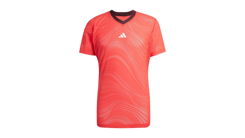 adidas Pro Climacool+ Mesh Freelift Tee Semi Lucid Rood