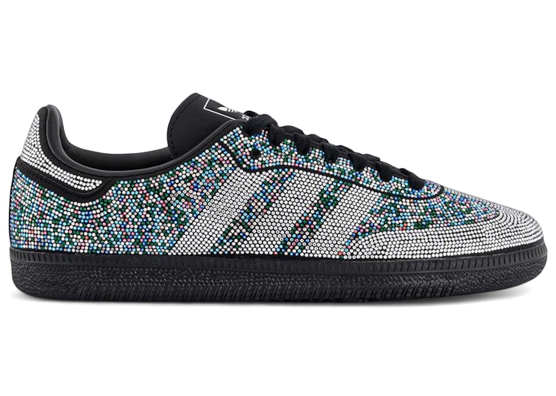 adidas Samba OG Rhinestone Rainbow Zilver