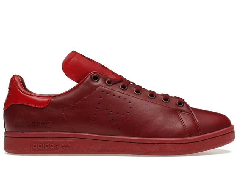 adidas Stan Smith Raf Simons Burgundy Rood
