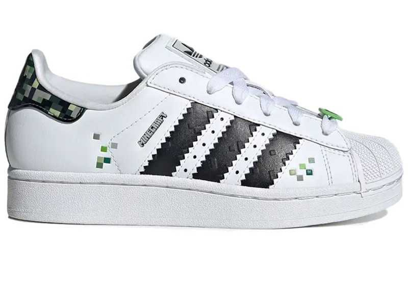 adidas Superstar Minecraft Creeper Zwart