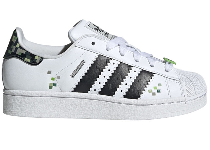 adidas Superstar Minecraft Creeper Zwart