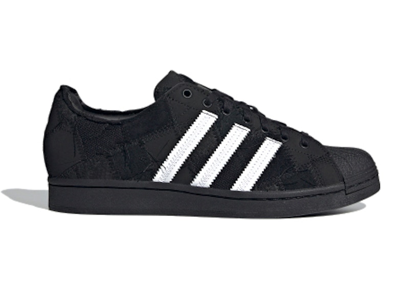 adidas Superstar Patchwork Core Zwart