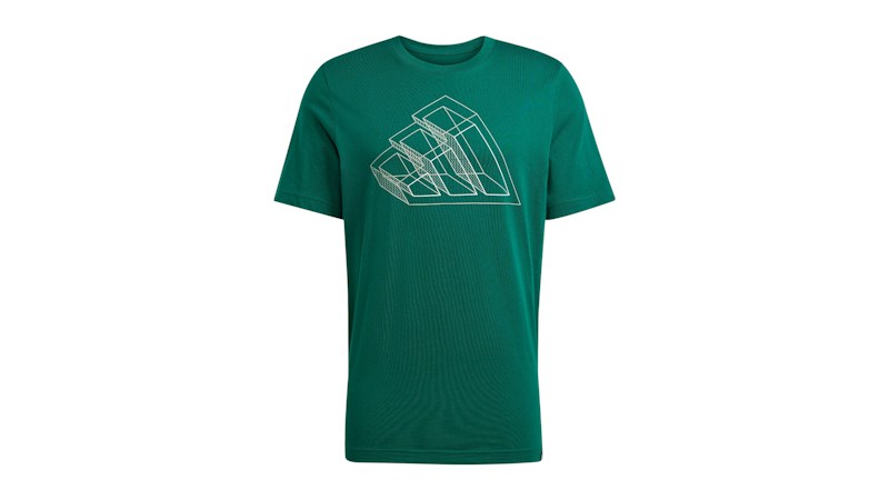 adidas Tech Outline Graphic Tee Collegiate Groen