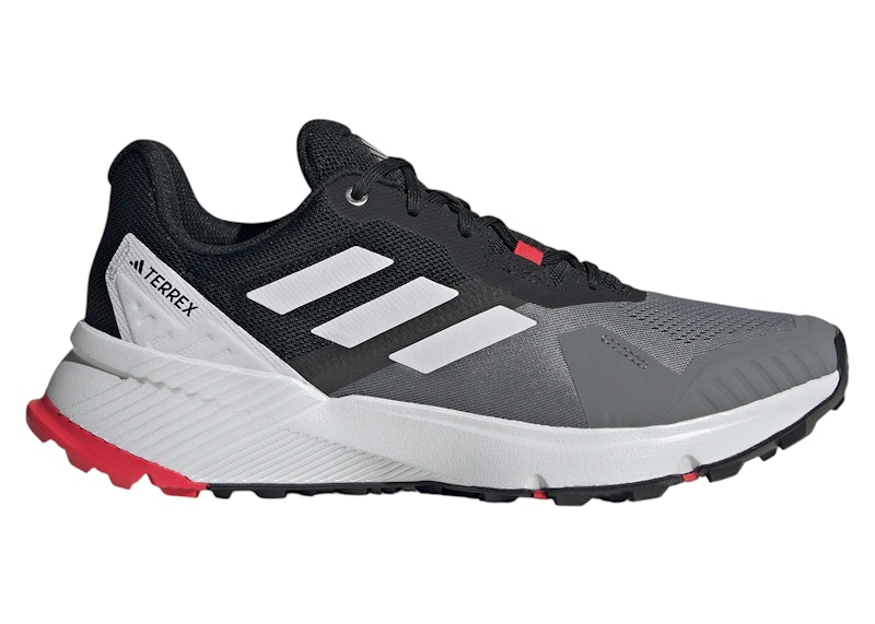 adidas Terrex Soulstride Trail Dash Pure Ruby Grijs