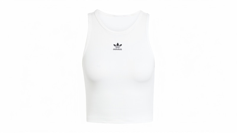 adidas Women’s Essentials Ribbed Tank Top Wit