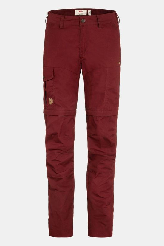 Fjällräven Karla Pro Zip-Off Afritsbroek Dames Rood
