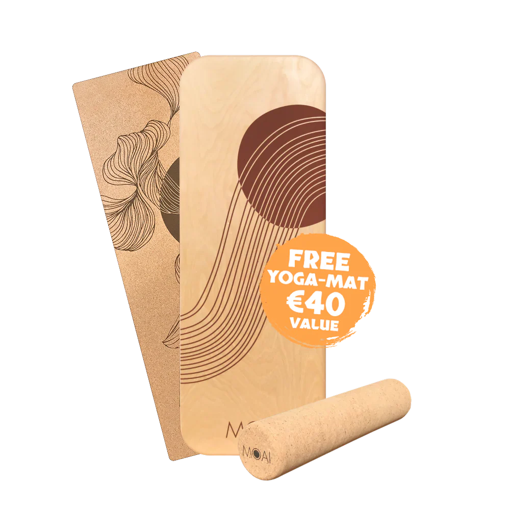 Moai Big Kahuna + Yogamat – Balance board