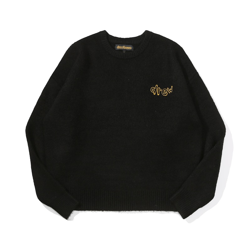 drew house script sweater Zwart