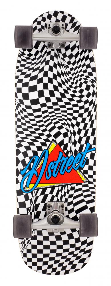 Dstreet – Check Warp 32″- Surfskate Complete