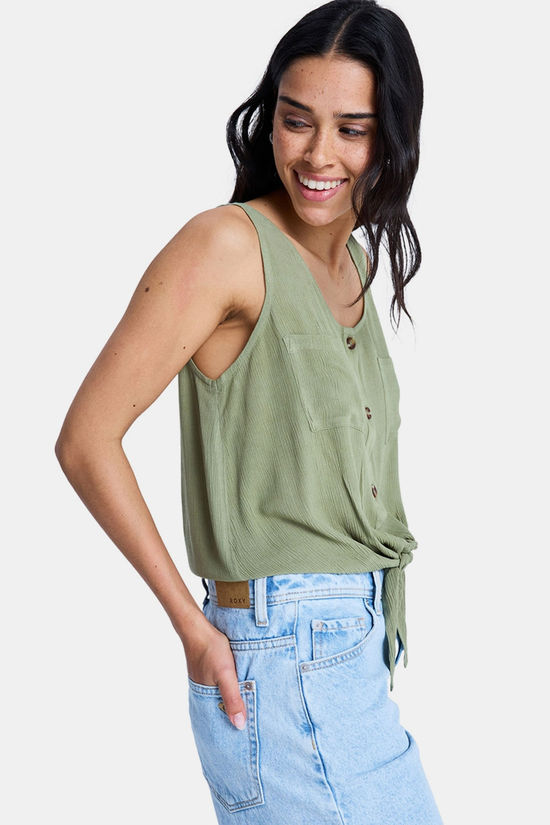 Roxy Tropical Hill Top Dames Groen