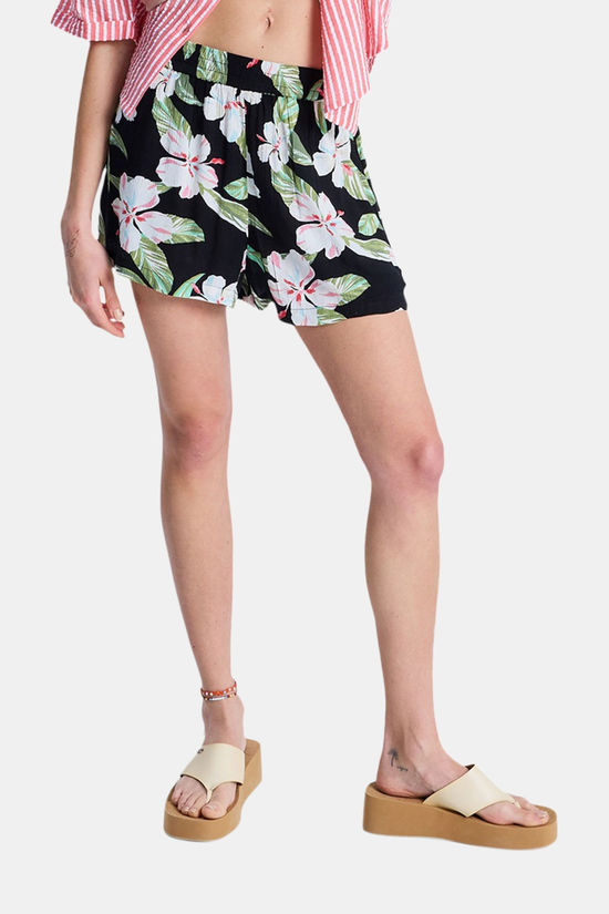 Roxy Lekeitio Bay Printed Korte Broek Dames Zwart