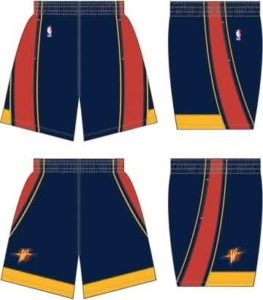NBA Golden State Warriors Jeugd Swingman Short