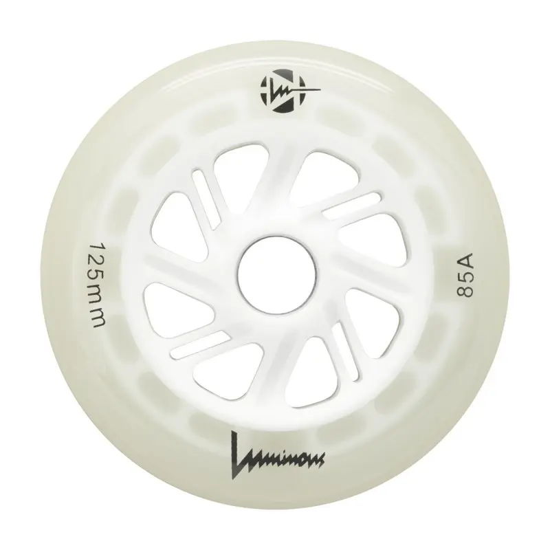 Luminous – 125mm LED 3-pack – Skate Wielen – Glow Wit