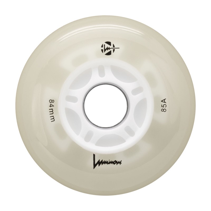 Luminous – 84mm LED 4-pack – Skate Wielen – Glow Wit