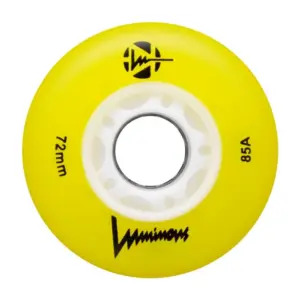 Luminous – 76mm LED 4-pack – Skate Wielen – Geel