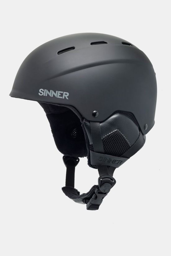 Sinner Typhoon Matte Skihelm Zwart