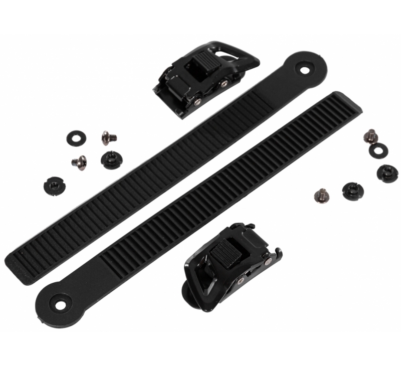 Powerslide – Shadow Buckle Set – Buckle & Straps – S Zwart