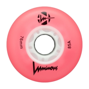 Luminous – 76mm LED 4-pack – Skate Wielen – Roze