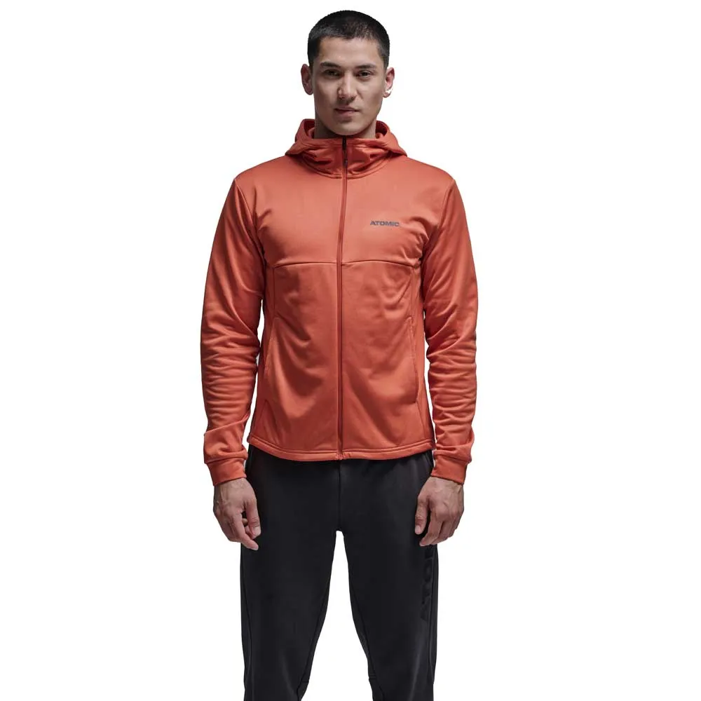 Atomic Alps Sweatshirt Met Rits Burnt Ochre