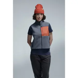 Atomic Fleece Vest Turbulence / Burnt Ochre