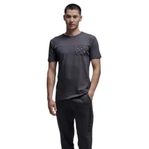 Atomic Pocket T-shirt Met Korte Mouwen Antraciet