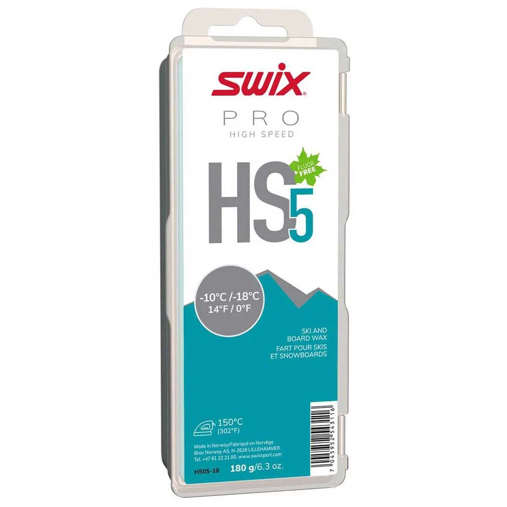 Swix Hs5 -10ºc/-18ºc 180 G Was Turquoise