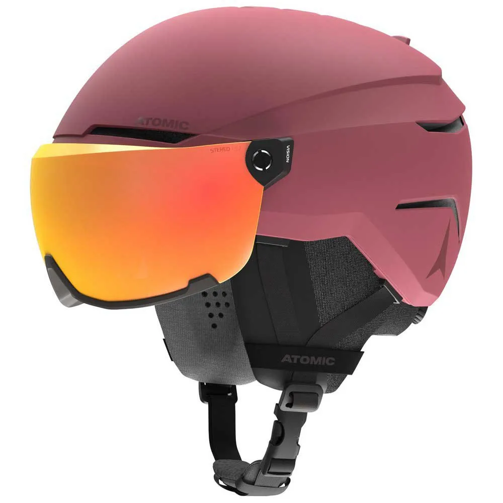 Atomic Savor Visor Stereo Helm Met Vizier Maroon