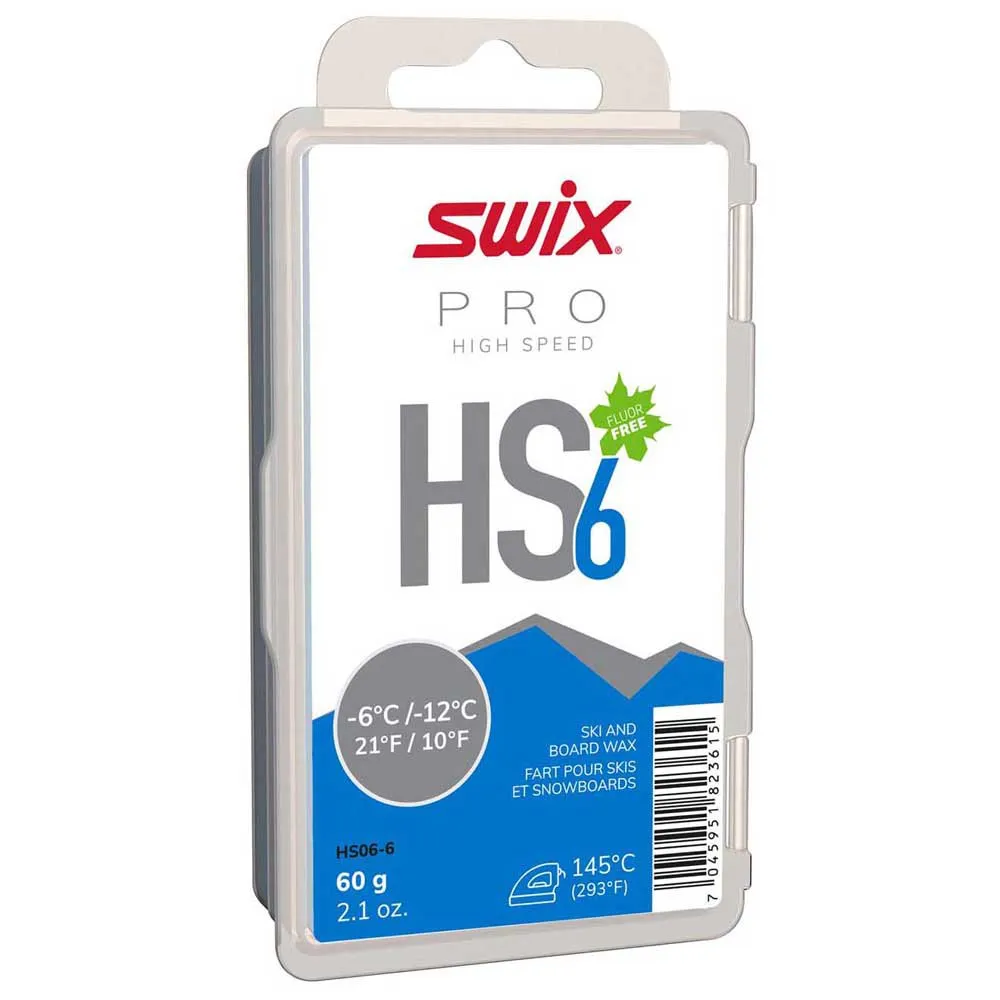 Swix Hs6 -6ºc/-12ºc 60 G Was Blauw