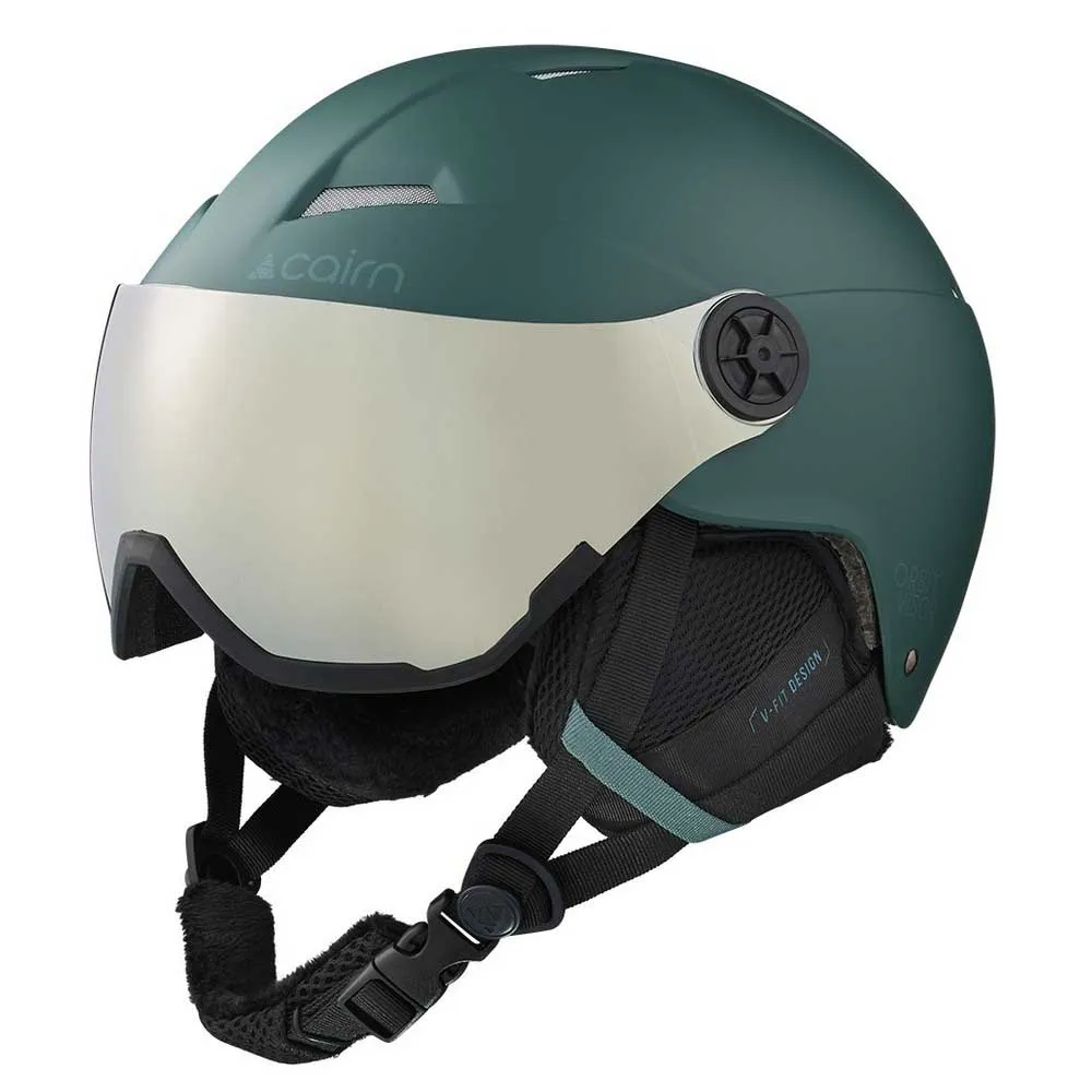 Cairn Orbit Visor Helm Met Vizier Matt Pine