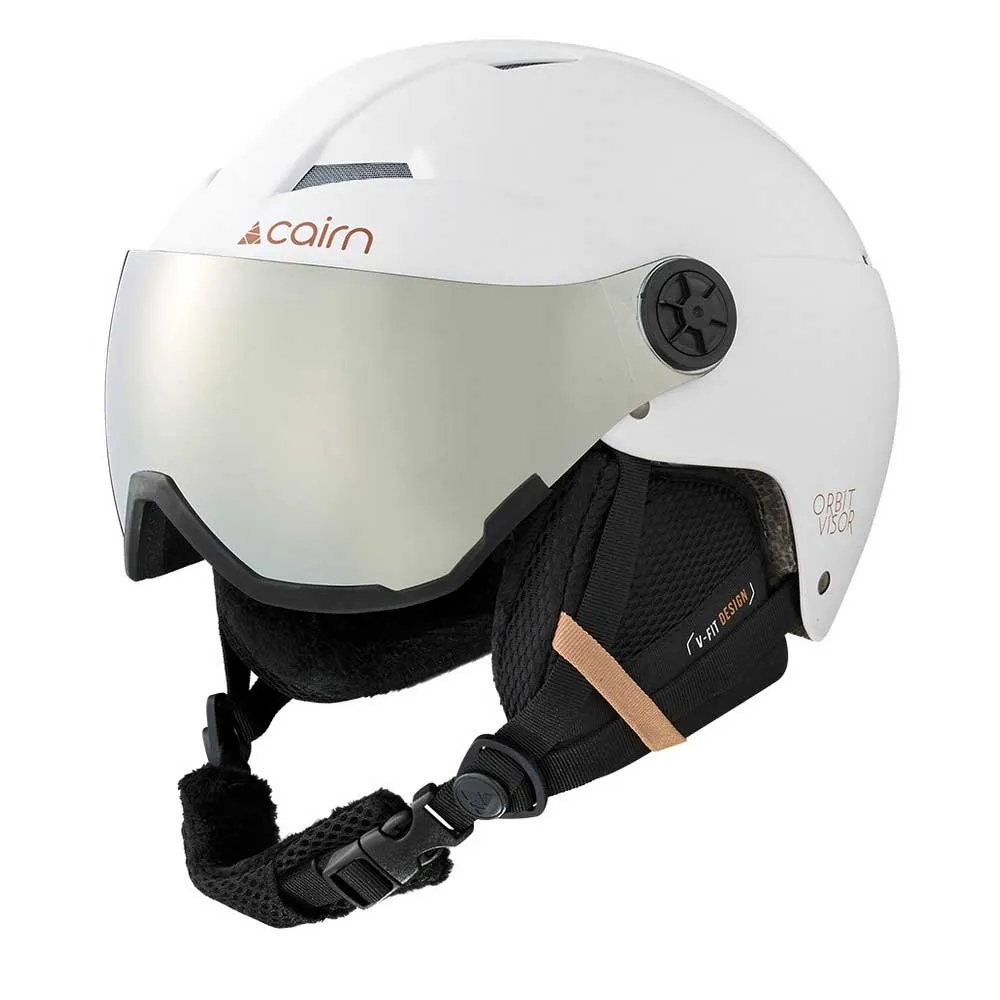 Cairn Orbit Visor Helm Met Vizier Wit