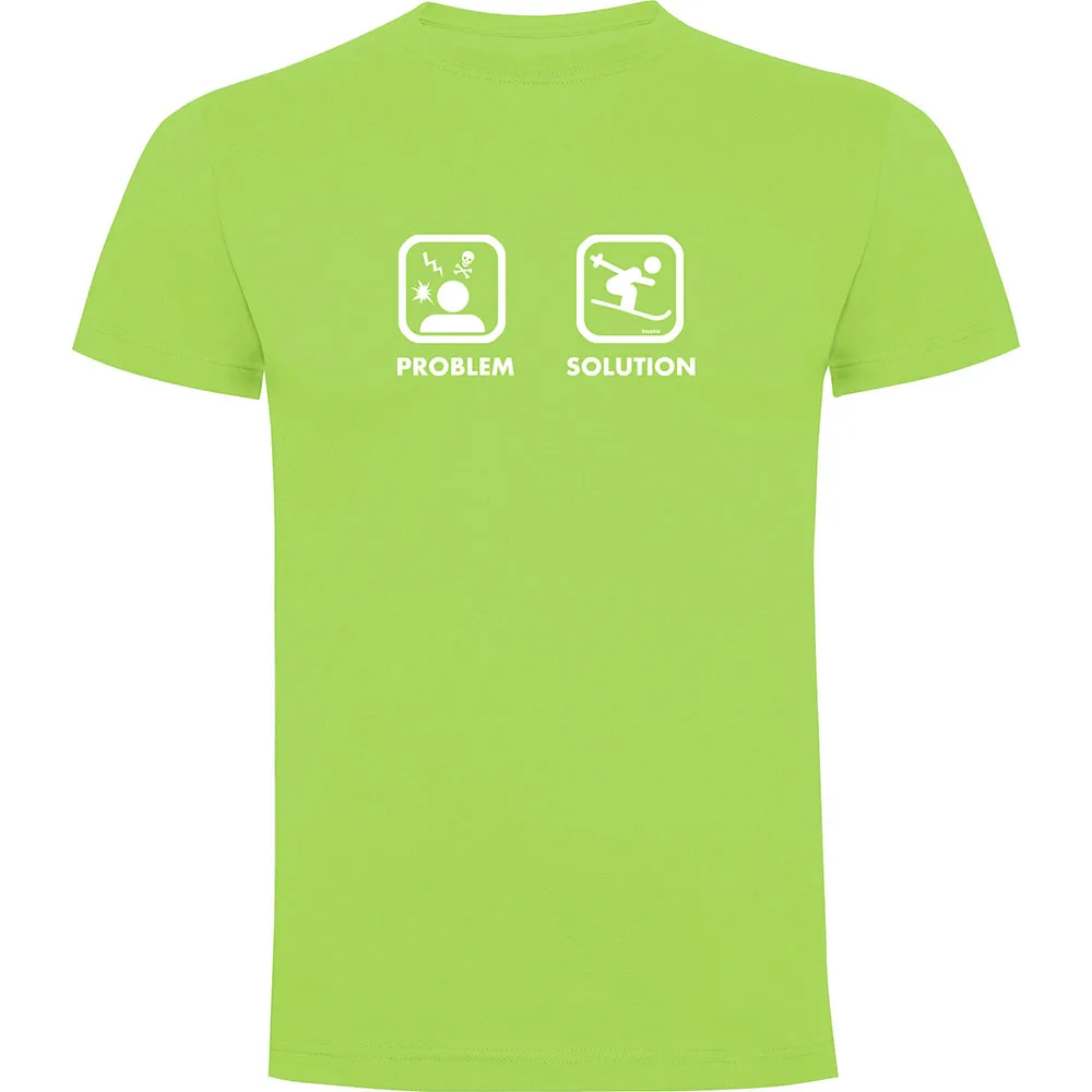 Kruskis Problem Solution Ski T-shirt Met Korte Mouwen Groen
