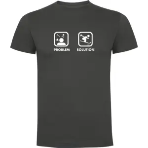 Kruskis Problem Solution Ski T-shirt Met Korte Mouwen Grijs