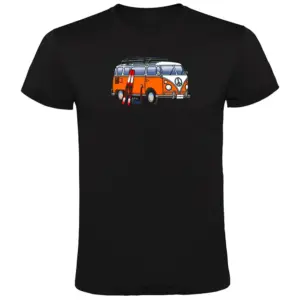 Kruskis Hippie Van Ski T-shirt Met Korte Mouwen Zwart