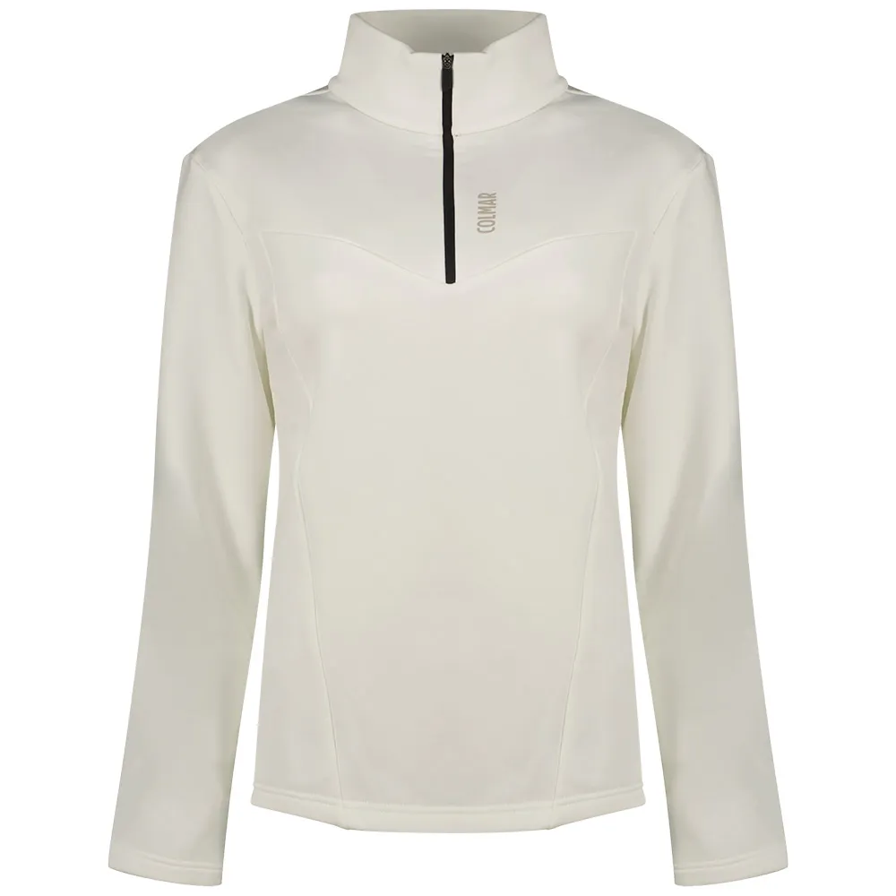 Colmar Linear Sweatshirt Met Halve Rits Wit