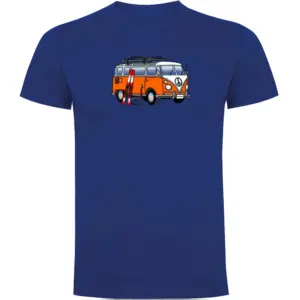 Kruskis Hippie Van Ski T-shirt Met Korte Mouwen Blauw