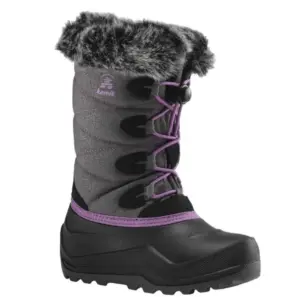 Kamik Snowangel Jeugdsneeuwlaarzen Charcoal / Orchid / Charbon / Orchid