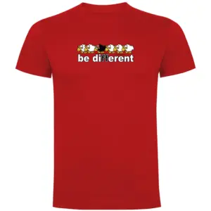 Kruskis Be Different Snowboarding T-shirt Met Korte Mouwen Rood