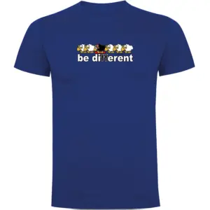 Kruskis Be Different Snowboarding T-shirt Met Korte Mouwen Blauw