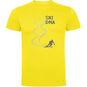 Kruskis Ski Dna T-shirt Met Korte Mouwen Geel