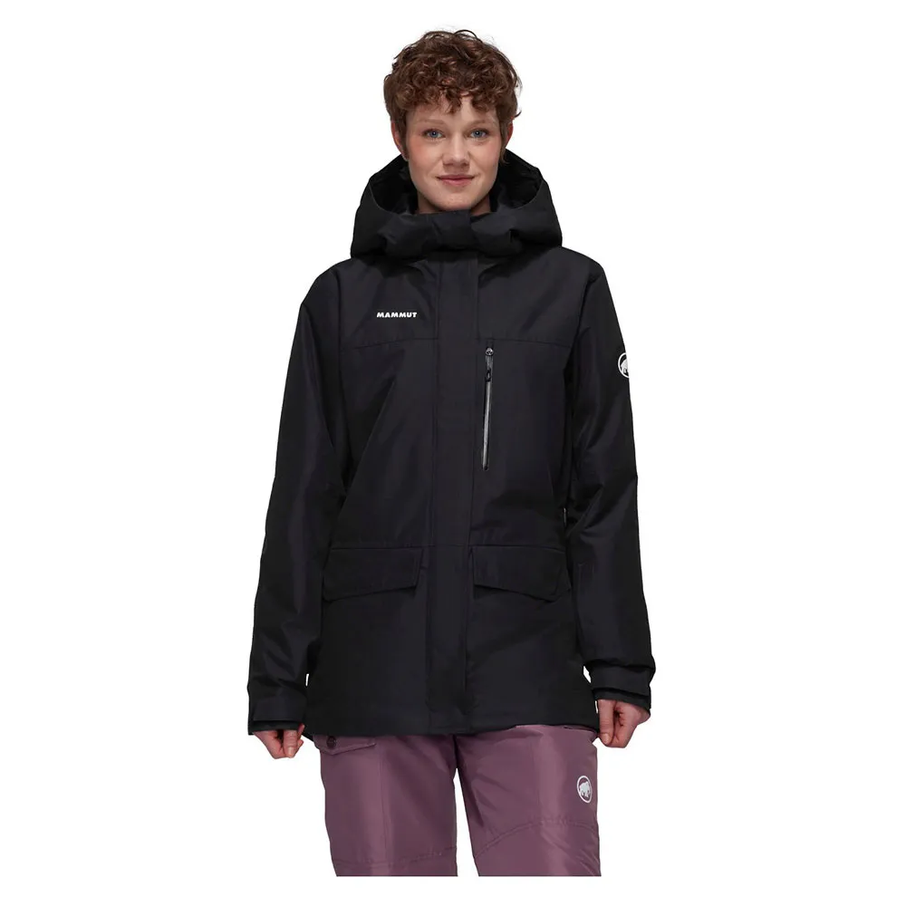 Mammut Fall Line Hardshell Thermo Jas Zwart
